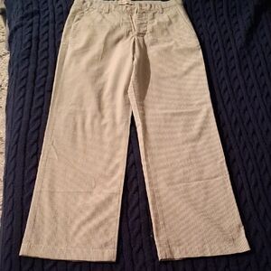 Men's Beige Striped Pants